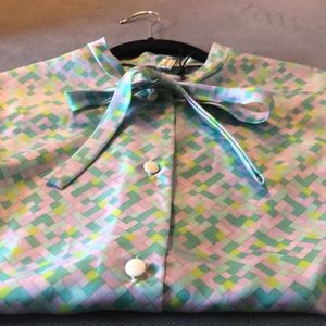 Sleeveless printed top